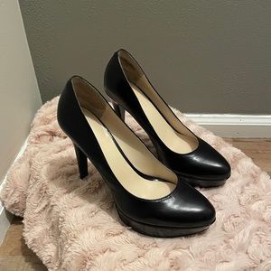 Nine West Black Platform Pumps